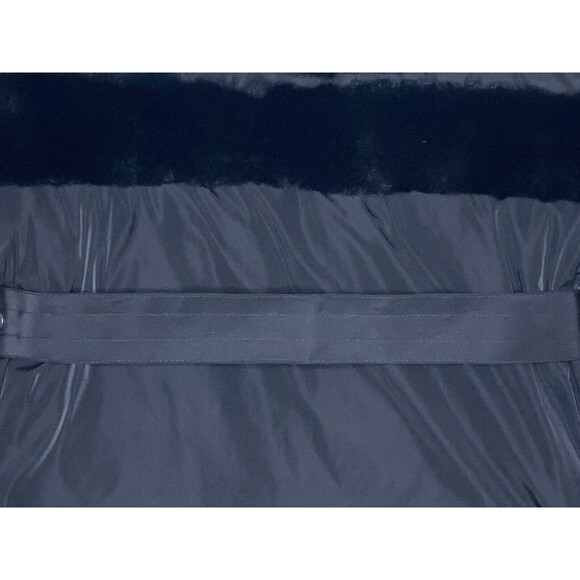 Samuele Cipriani Italian Designer Down Coat Short Sleeve Leather Cuffs Belt 42 6 - Picture 15 of 16